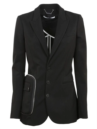 Shop Givenchy Pocket Detail Blazer In Black