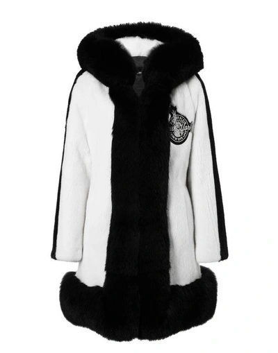 Shop Philipp Plein Fur Coat Short "andy Fair"