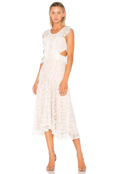 Shop Alexis Aldridge Dress In Ivory