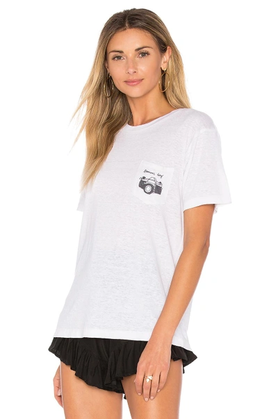 Shop Banner Day Camera Pocket Tee In White