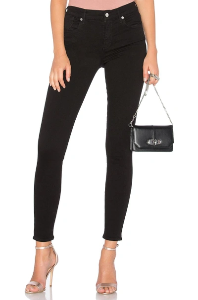 Shop Agolde Sophie Skinny In Jet