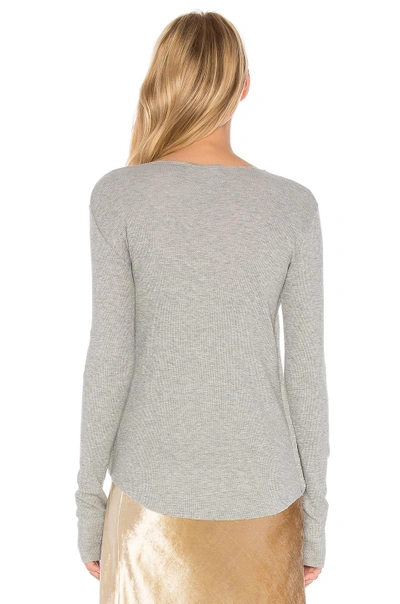 Shop Vince Shirttail Tee In Gray