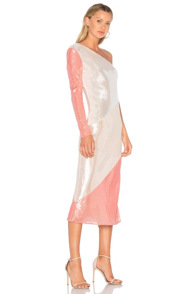 Shop Diane Von Furstenberg Bias Midi Dress In Ivory
