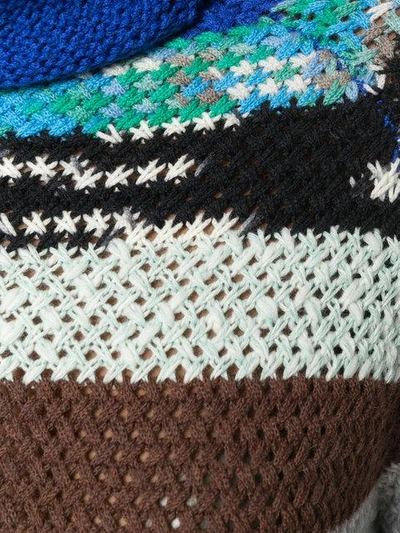 Shop Missoni Striped Knitted Jumper - Multicolour