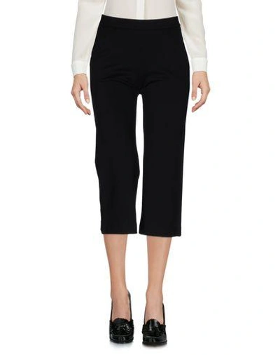 Shop Pinko Cropped Pants & Culottes In Black