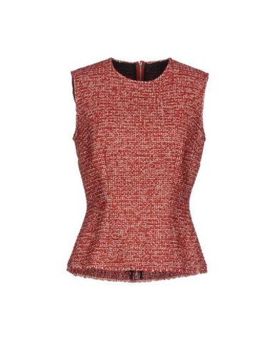 Shop Philosophy Di Lorenzo Serafini Tops In Red