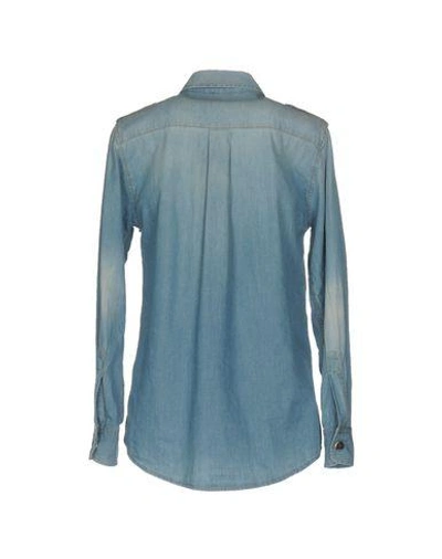 Shop Pinko Denim Shirt In Blue