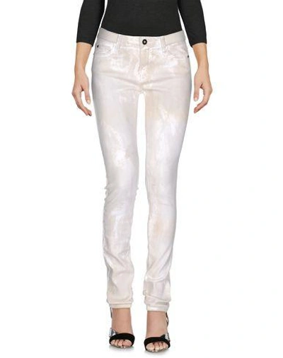 Shop Each X Other Denim Pants In Ivory