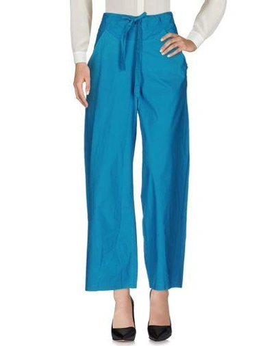 Shop Tsumori Chisato Casual Pants In Turquoise