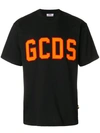 Gcds T-shirt Logo In Black