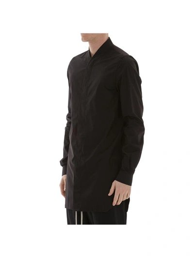 Shop Rick Owens Faun Shirt In Black