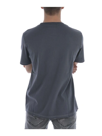 Shop Golden Goose Golden T-shirt In Grigio Scuro