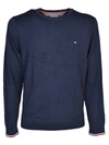 TOMMY HILFIGER EMBROIDERED LOGO SWEATER,MW0MW00451 403