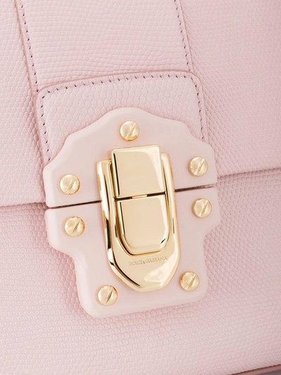 Shop Dolce & Gabbana Lucia Tote In Pink