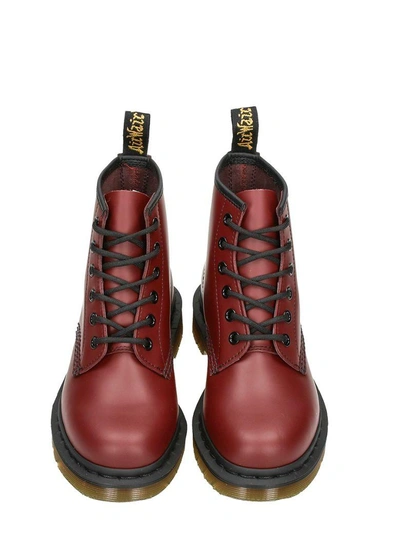 Shop Dr. Martens' Bordeaux Leather Boots