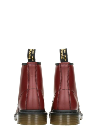 Shop Dr. Martens' Bordeaux Leather Boots