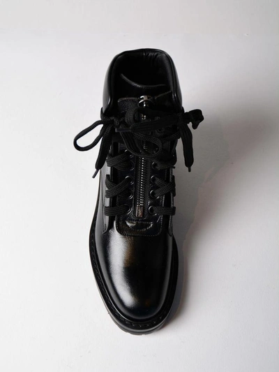 Shop Saint Laurent William 25 Lace-up Boots In Black