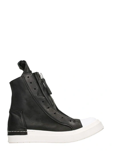 Shop Cinzia Araia Zip Hi-top Sneakers In Black