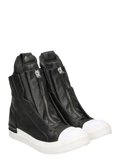 Shop Cinzia Araia Zip Hi-top Sneakers In Black