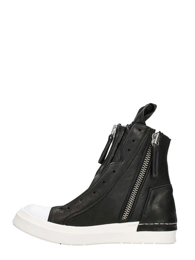 Shop Cinzia Araia Zip Hi-top Sneakers In Black