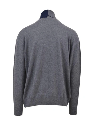 Shop Stella Mccartney High Neck Sweater In Grey
