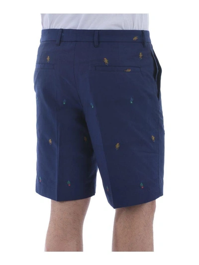 Shop Kenzo Embroidered Bermuda Shorts