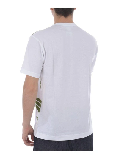 Shop Comme Des Garçons Shirt Comme Des Gar Ons Shirt Printed T-shirt In Bianco
