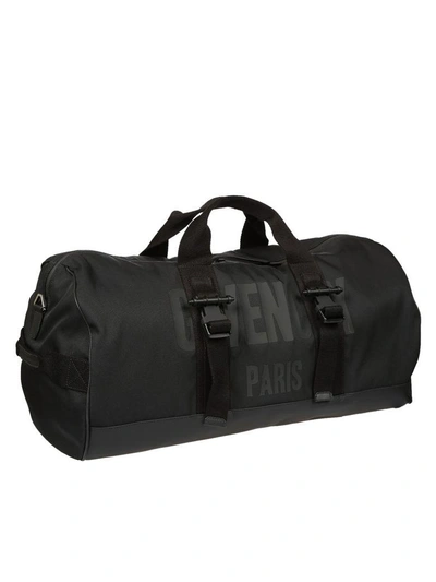 Shop Givenchy Logo Print Holdall In Black