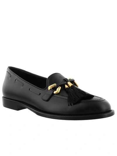 Shop Giuseppe Zanotti Wainer Loafers In Black