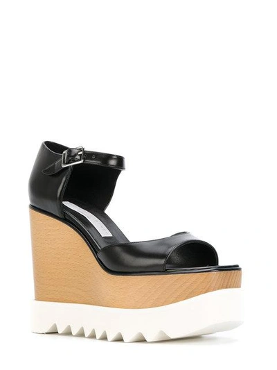 Shop Stella Mccartney Elyse Sandals In Black