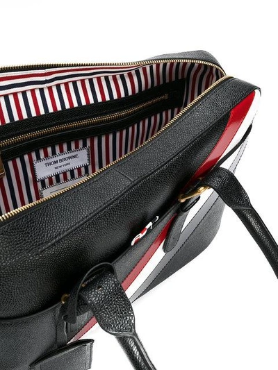 Shop Thom Browne Striped Briefcase