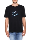 SAINT LAURENT Printed Crew Neck T-shirt,480406YB1GN1044