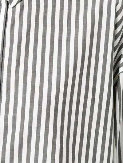 Shop Nili Lotan Fulton Shirt In Grey
