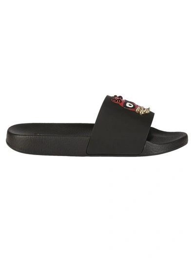 Shop Dolce & Gabbana Patch Sliders