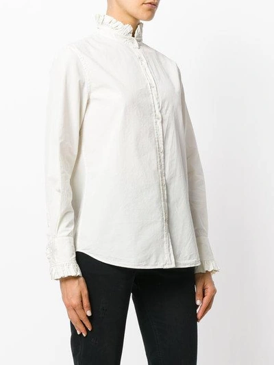 Shop The Gigi Ruched Shirt In White
