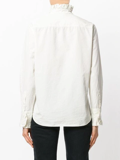 Shop The Gigi Ruched Shirt In White