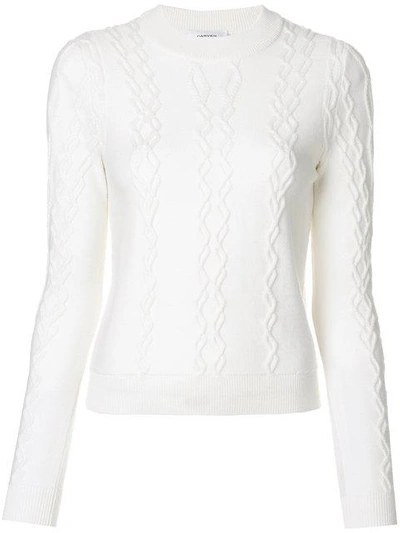 Shop Carven Cable Knit Jumper