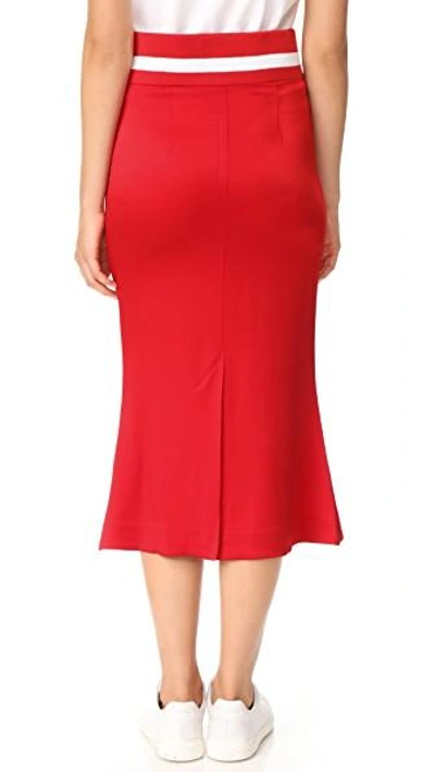 Shop Maggie Marilyn Focus On The Good Skirt In Red