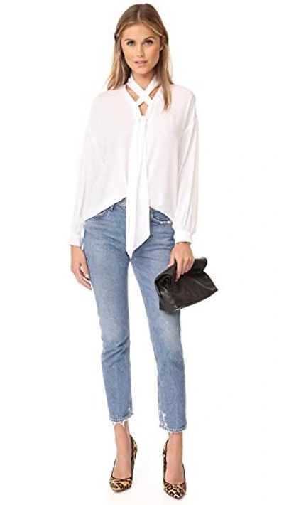 Shop Bailey44 Queen Sophia Shirt In Chalk