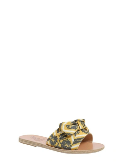 Shop Ancient Greek Sandals Taygete Bow Sandals In Giallo