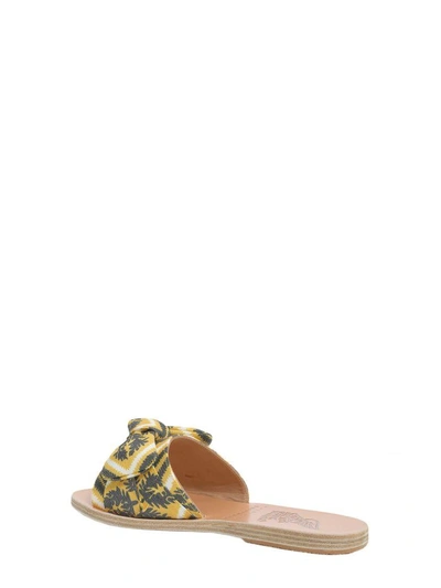Shop Ancient Greek Sandals Taygete Bow Sandals In Giallo