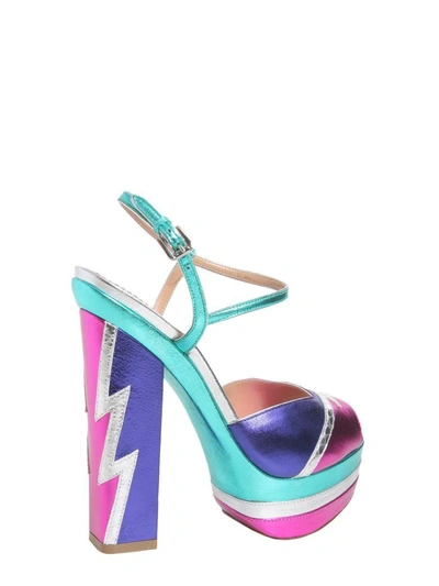 Shop Dsquared2 Glam Flash Sandals In Multicolor