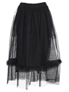 SIMONE ROCHA SKIRT,3324F.0069 BLACK