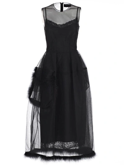 Shop Simone Rocha Dress In Black