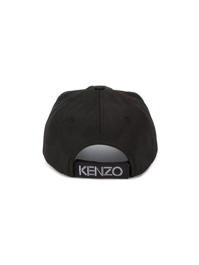 Shop Kenzo Tiger Logo Embroidered Cap