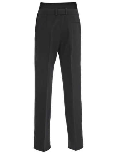 Shop Celine Trousers In Black