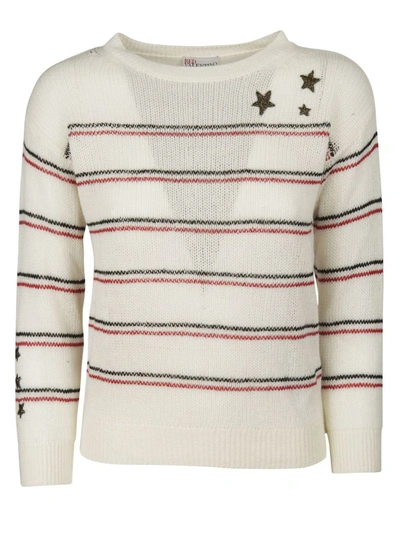Red Valentino Star Embroidered Jumper