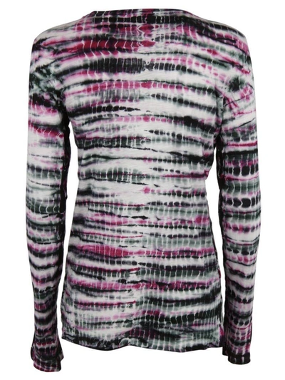 Shop Proenza Schouler Round Neck Sweater In Pink & Purple