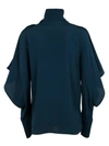 MARNI DRAPED JULIET SLEEVE BLOUSE,CAMAZ05A00.TA089 00B66 OTTANIO