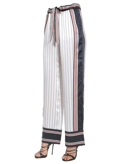 Shop Kate Moss For Equipment Avery Pajama Trousers In Bianco